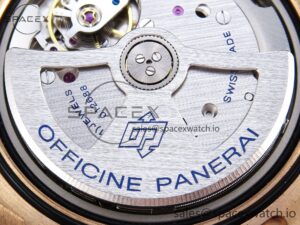 Panerai PAM1074 W BRONZO VSF 1:1 BEST EDITION BLUE DIAL ON BLUE CALFSKIN STRAP P.900 CLONE - Image 21