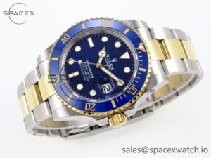 Rolex Submariner 41mm 126613 LB SS/YG Blue Ceramic 904L Steel JDF 1:1 Best Edition VR3235 V2 - Image 6