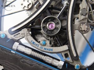 Richard Mille RM 53-01 Real Tourbillon Pablo Mac Donough 3KF Best Edition on Blue Rubber Strap - Image 10