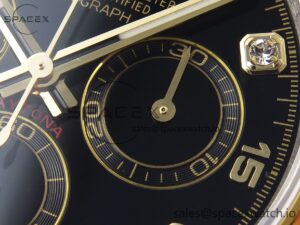 Rolex Daytona 116503 KING 1:1 Best Edition Black Diamonds Dial on SS/YG Bracelet SA4130 - Image 10
