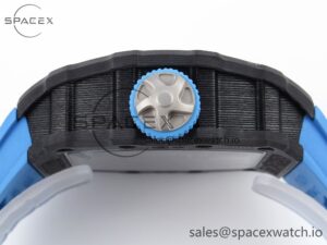 Richard Mille RM 53-01 Real Tourbillon Pablo Mac Donough 3KF Best Edition on Blue Rubber Strap - Image 13
