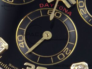 Rolex Daytona 116503 KING 1:1 Best Edition Black Diamonds Dial on SS/YG Bracelet SA4130 - Image 11