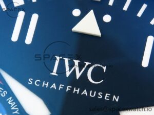Iwc Mark XVIII Top Gun "SFTI" Black Ceramic IW324712 ZF 1:1 Best Edition on Green Nylon Strap A32111 - Image 9