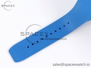 Richard Mille RM035 Blue Transparent RMF Best Edition Skeleton Dial on Blue Rubber Strap Clone RMUL2 - Image 21