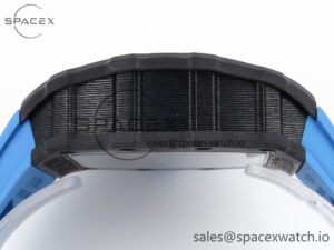 Richard Mille RM 53-01 Real Tourbillon Pablo Mac Donough 3KF Best Edition on Blue Rubber Strap - Image 12