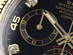 Rolex Daytona 116503 KING 1:1 Best Edition Black Diamonds Dial on SS/YG Bracelet SA4130 - Image 13
