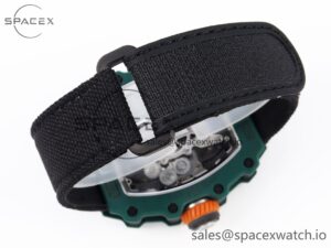 Richard Mille RM21-02 Tourbillon NTPT RMF Best Edition Skeleton Dial on Black Nylon Strap - Image 16