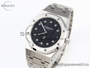 Audermars Piguet Royal Oak 39mm 15202 SS IPF 1:1 Best Edition Black Dial on SS Bracelet A2121 - Image 4
