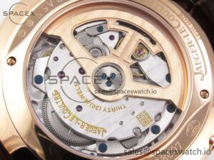 Jaeger-Lecoultre Master Ultra Thin Moon 1368420 RG ZF 1:1 Best Edition White Diamond Dial on Brown Leather Strap SA925 Super Clone V2 - Image 16