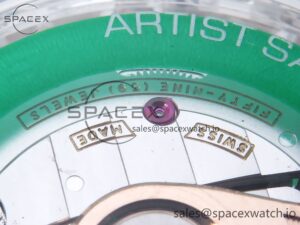 Audermars Piguet Royal Oak Offshore 44mm Transparent APF Best Edition Green Dial on Green Rubber Strap A3126 - Image 22