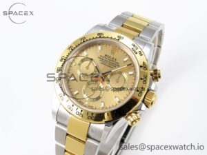 Rolex Daytona 116503 KING 1:1 Best Edition YG Dial on SS/YG Bracelet SA4130 - Image 4