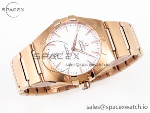 Omega Constellation 39mm RG ASWF 1:1 Best Edition White Dial on RG Bracelet A8801 - Image 6