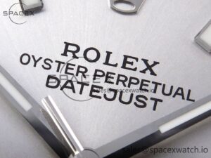 Rolex DateJust 41 126334 Fluted Bezel ARF 1:1 Best Edition 904L Steel Silver Stick Dial on Jubilee Bracelet VR3235 - Image 9