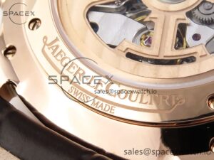 Jaeger-Lecoultre Master Ultra Thin Moon 1368420 RG ZF 1:1 Best Edition White Diamond Dial on Brown Leather Strap SA925 Super Clone V2 - Image 22