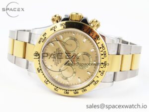 Rolex Daytona 116503 KING 1:1 Best Edition YG Dial on SS/YG Bracelet SA4130 - Image 5