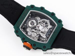 Richard Mille RM21-02 Tourbillon NTPT RMF Best Edition Skeleton Dial on Black Nylon Strap - Image 17