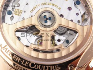 Jaeger-Lecoultre Master Ultra Thin Moon 1368420 RG ZF 1:1 Best Edition White Dial on Brown Leather Strap SA925 Super Clone V2 - Image 18