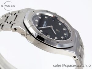 Audermars Piguet Royal Oak 39mm 15202 SS IPF 1:1 Best Edition Black Dial on SS Bracelet A2121 - Image 8