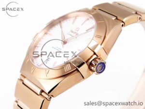 Omega Constellation 39mm RG ASWF 1:1 Best Edition White Dial on RG Bracelet A8801 - Image 7