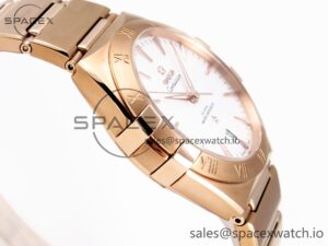 Omega Constellation 39mm RG ASWF 1:1 Best Edition White Dial on RG Bracelet A8801 - Image 8