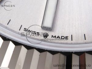 Rolex DateJust 41 126334 Fluted Bezel ARF 1:1 Best Edition 904L Steel Silver Stick Dial on Jubilee Bracelet VR3235 - Image 12