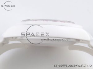 Rolex Daytona AET White Ceramic Case and Bracelet Pink Dial Noob Best Edition SA4130 - Image 14