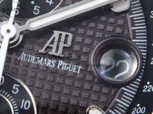AUDEMARS PIGUET ROYAL OAK OFFSHORE 42MM SS APF 1:1 BEST EDITION GRAY DIAL ON SS BRACELET STRAP A4404 - Image 10