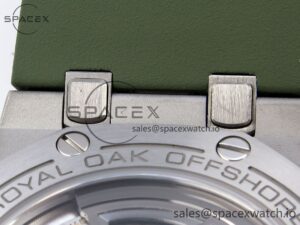 AUDEMARS PIGUET ROYAL OAK OFFSHORE DIVER 15720 APSF 1:1 BEST EDITION GREEN DIAL ON GREEN RUBBER STRAP SA4308 - Image 25