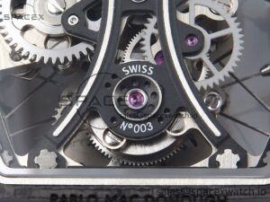 Richard Mille RM 53-01 Real Tourbillon Pablo Mac Donough 3KF Best Edition on Blue Rubber Strap - Image 19