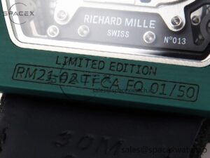 Richard Mille RM21-02 Tourbillon NTPT RMF Best Edition Skeleton Dial on Black Nylon Strap - Image 24