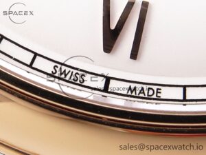 Omega De Ville Power Reserve RG MKF 1:1 Best Edition White Dial on Brown Leather Strap A8810 - Image 12