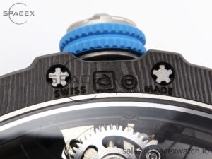 Richard Mille RM 53-01 Real Tourbillon Pablo Mac Donough 3KF Best Edition on Blue Rubber Strap - Image 20