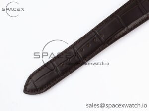 Jaeger-Lecoultre Master Ultra Thin Moon 1368420 RG ZF 1:1 Best Edition White Dial on Brown Leather Strap SA925 Super Clone V2 - Image 24