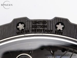 Richard Mille RM 53-01 Real Tourbillon Pablo Mac Donough 3KF Best Edition on Blue Rubber Strap - Image 21