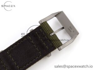 Iwc Mark XVIII Top Gun "SFTI" Black Ceramic IW324712 ZF 1:1 Best Edition on Green Nylon Strap A32111 - Image 28