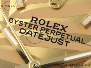 Rolex DateJust 36 126234 BPF 1:1 Best Edition 904L Steel Gold Leaf Dial on Jubilee Bracelet VR3235 - Image 9