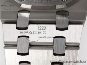 Audermars Piguet Royal Oak 37mm 15450 SS APSF 1:1 Best Edition White Textured Dial on SS Bracelet SA3120 Super Clone - Image 25