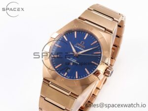 Omega Constellation 39mm RG ASWF 1:1 Best Edition Blue Dial on RG Bracelet A8801 - Image 4