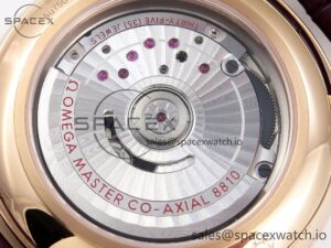 Omega De Ville Power Reserve RG MKF 1:1 Best Edition White Dial on Brown Leather Strap A8810 - Image 18