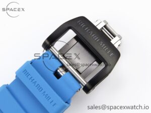 Richard Mille RM 53-01 Real Tourbillon Pablo Mac Donough 3KF Best Edition on Blue Rubber Strap - Image 24