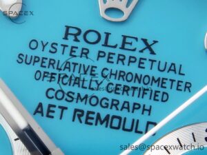 Rolex Daytona AET White Ceramic Case and Bracelet Tiffany Blue Dial Noob Best Edition SA4130 - Image 9
