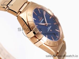 Omega Constellation 39mm RG ASWF 1:1 Best Edition Blue Dial on RG Bracelet A8801 - Image 8