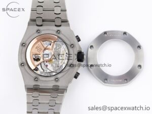 AUDEMARS PIGUET ROYAL OAK OFFSHORE 42MM SS APF 1:1 BEST EDITION GRAY DIAL ON SS BRACELET STRAP A4404 - Image 18
