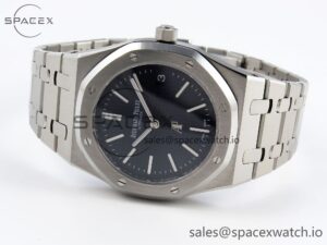 Audermars Piguet Royal Oak 39mm 15202 SS IPF 1:1 Best Edition Blue Textured Dial on SS Bracelet A2121 - Image 5