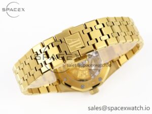 Audermars Piguet Royal Oak 37mm 15450 YG IPF Best Edition White Dial on YG Bracelet SA3120 Super Clone - Image 15