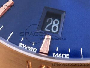 Omega Constellation 39mm RG ASWF 1:1 Best Edition Blue Dial on RG Bracelet A8801 - Image 11