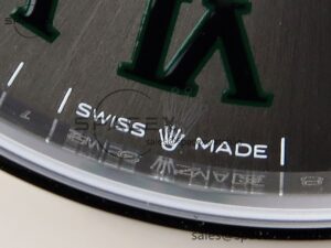 ROLEX DATEJUST 36 SS 126200 VSF 1:1 BEST EDITION 904L STEEL GRAY DIAL GREEN ROMAN ON JUBILEE BRACELET VS3235 - Image 12