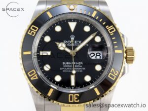Rolex Submariner 41mm 126613 LN SS/YG Black Ceramic 904L Steel JDF 1:1 Best Edition VR3235 V2 - Image 2