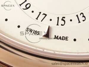 Jaeger-Lecoultre Master Ultra Thin Moon 1368420 RG ZF 1:1 Best Edition White Dial on Brown Leather Strap SA925 Super Clone V2 - Image 11