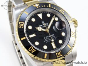 Rolex Submariner 41mm 126613 LN SS/YG Black Ceramic 904L Steel JDF 1:1 Best Edition VR3235 V2 - Image 3